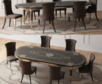 European Style Dining Table And Chairs-ID:426164936