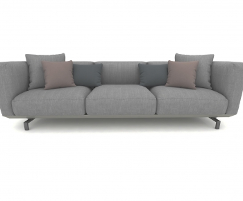 New Chinese Style Three-seat Sofa-ID:670852392