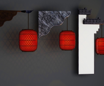 New Chinese Style Wall Lamp-ID:960367542
