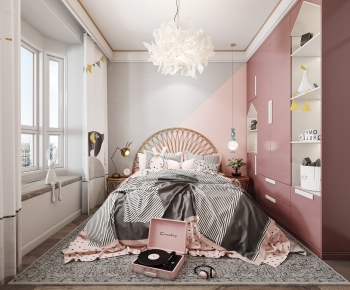 Nordic Style Girl's Room Daughter's Room-ID:923287344