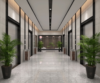Modern Corridor/elevator Hall-ID:711000346