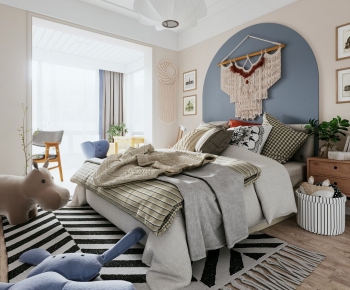 Nordic Style Bedroom-ID:493924761