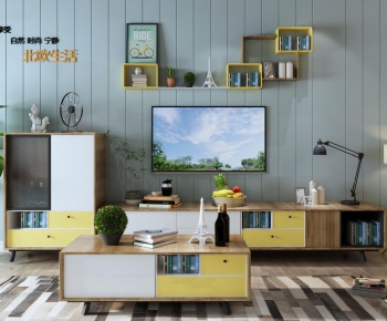 Nordic Style TV Cabinet-ID:524386394