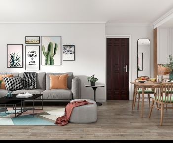 Nordic Style A Living Room-ID:711266163