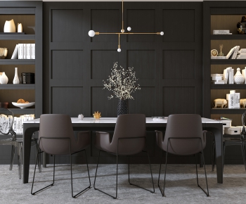 Modern Dining Table And Chairs-ID:323066771