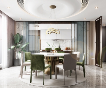 Modern Dining Room-ID:907397197