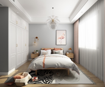 Nordic Style Bedroom-ID:136661764