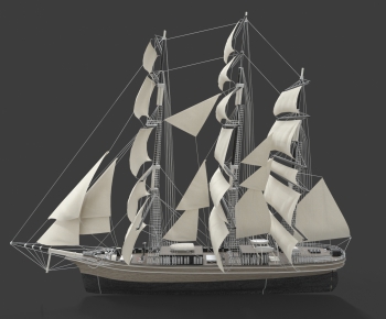 现代船模型-ID:821105384
