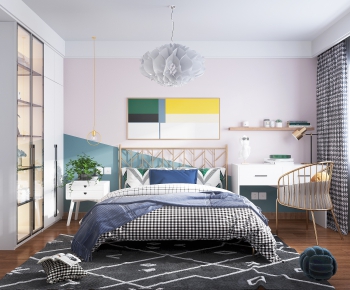 Nordic Style Bedroom-ID:647777221