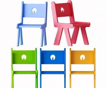 现代儿童椅组合-ID:216262571