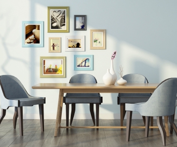 Nordic Style Dining Table And Chairs-ID:305907477