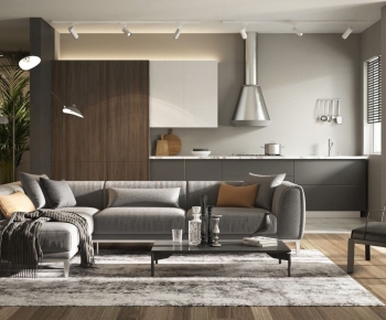 Modern A Living Room-ID:274253545