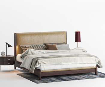 Modern Double Bed-ID:831462391