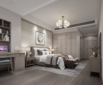 New Chinese Style Bedroom-ID:118983165