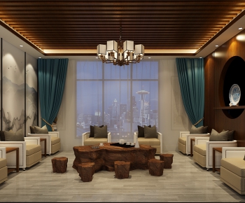 New Chinese Style Reception Room-ID:172340714