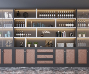 Modern Wine Cabinet-ID:391854353