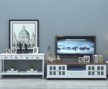 American Style TV Cabinet-ID:728345859