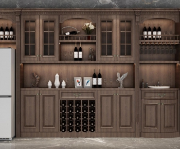 European Style Wine Cabinet-ID:241228738