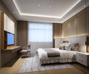 New Chinese Style Bedroom-ID:872714812