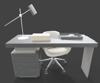 Modern Computer Desk And Chair-ID:745483961