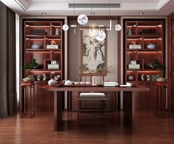 New Chinese Style Study Space-ID:807513833