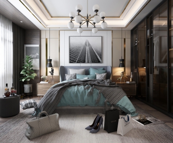 Nordic Style Bedroom-ID:776989785