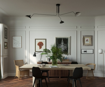 Nordic Style Dining Room-ID:350205165