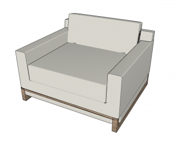 Modern Single Sofa-ID:497426459