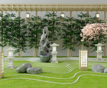 New Chinese Style Garden Landscape-ID:825817499