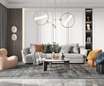 Modern A Living Room-ID:767939575