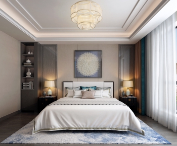 New Chinese Style Bedroom-ID:953397765