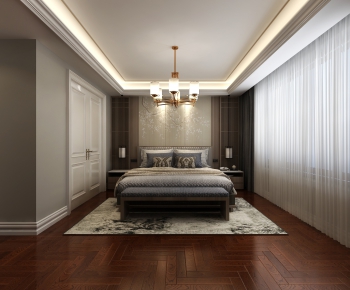 New Chinese Style Bedroom-ID:189345472