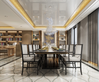 New Chinese Style Dining Room-ID:846866935