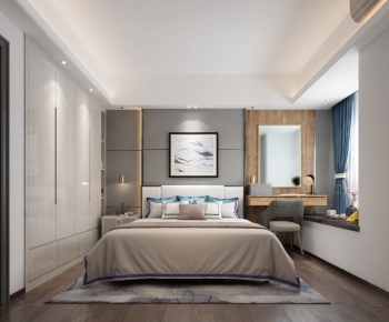 New Chinese Style Bedroom-ID:292702192