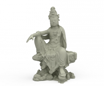 中式雕塑-ID:207931943