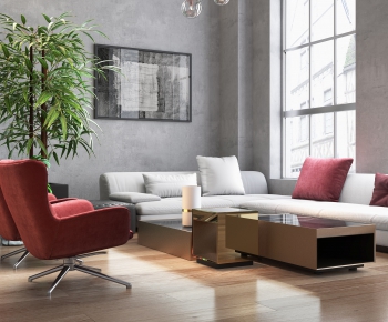 Industrial Style Sofa Combination-ID:108318995