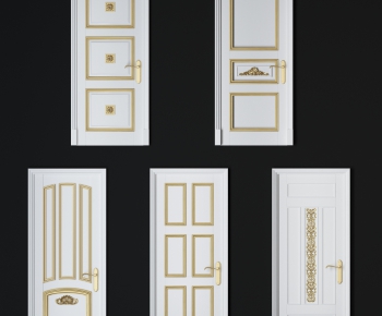 European Style Solid Wood Door-ID:719105865