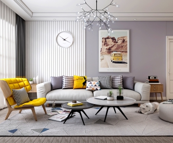 Nordic Style A Living Room-ID:876311373