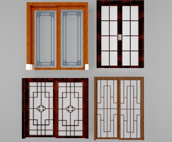 New Chinese Style Door-ID:574610895