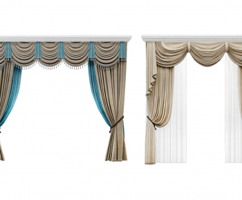 Simple European Style The Curtain-ID:876248651