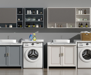 Modern Laundry Cabinet-ID:514111978