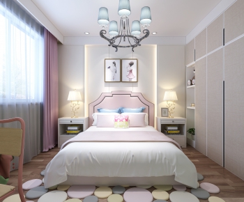 Simple European Style Girl's Room Daughter's Room-ID:884282145