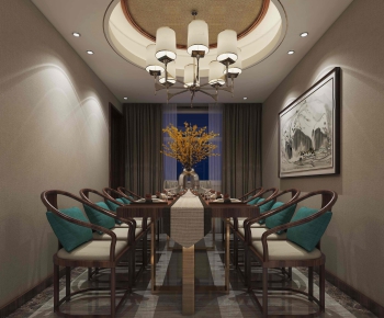 New Chinese Style Dining Room-ID:502515291