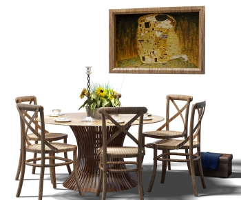 Idyllic Style Dining Table And Chairs-ID:461107868