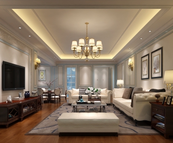 American Style A Living Room-ID:805236695