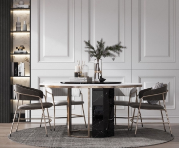 Modern Dining Table And Chairs-ID:314536845