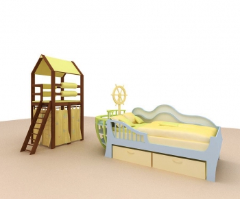 Modern Child's Bed-ID:135915599