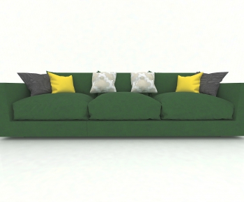 New Chinese Style Three-seat Sofa-ID:267303462