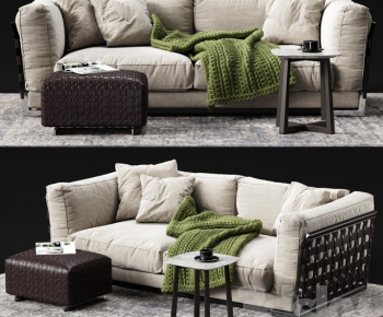Nordic Style A Sofa For Two-ID:407117176
