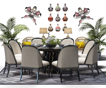 Modern Dining Table And Chairs-ID:582509375